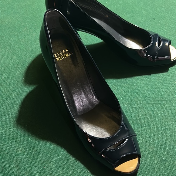 Stuart Weitzman Black Patent Leather Heels - Picture 3 of 7